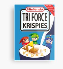 Tri Force Krispies Metal Print