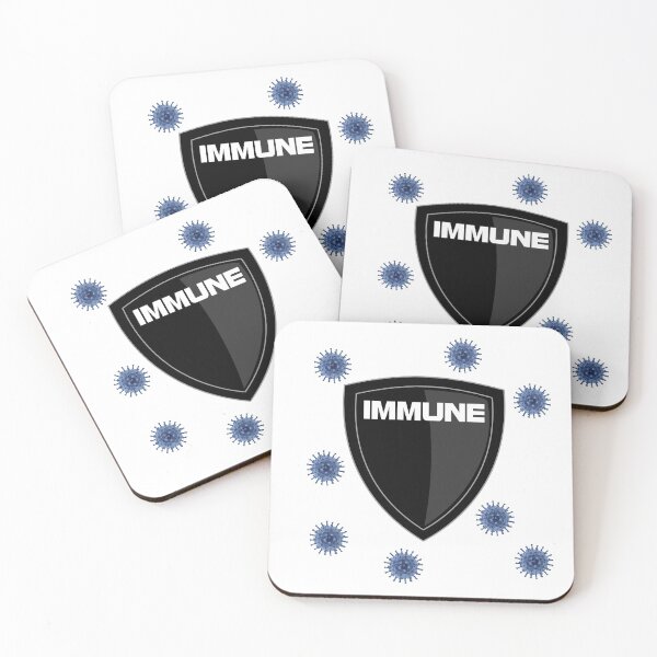 Item preview, Cured - Shield - Immunity designed and sold by NerdySherds.