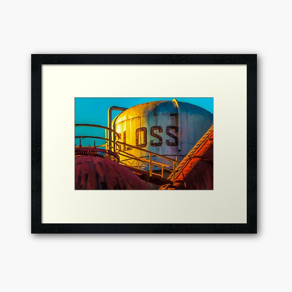 Sloss Furnaces Framed Art Print