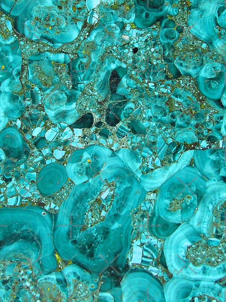 Marble Turquoise Blue Gold by notsniwart
