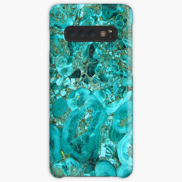 Marble Turquoise Blue Gold Samsung Galaxy Snap Case