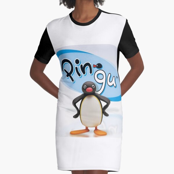 Pingu Penguin Graphic T-Shirt Dress