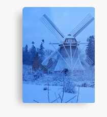natural blue Metal Print