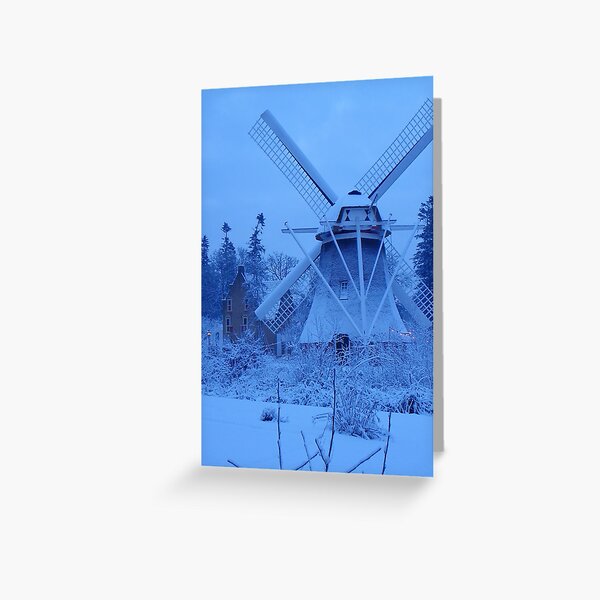 natural blue Greeting Card