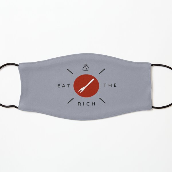 Eat The Rich | Fork and Blood Kids Mask