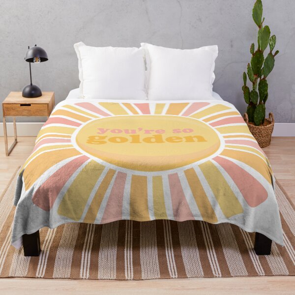 you're so golden Throw Blanket
