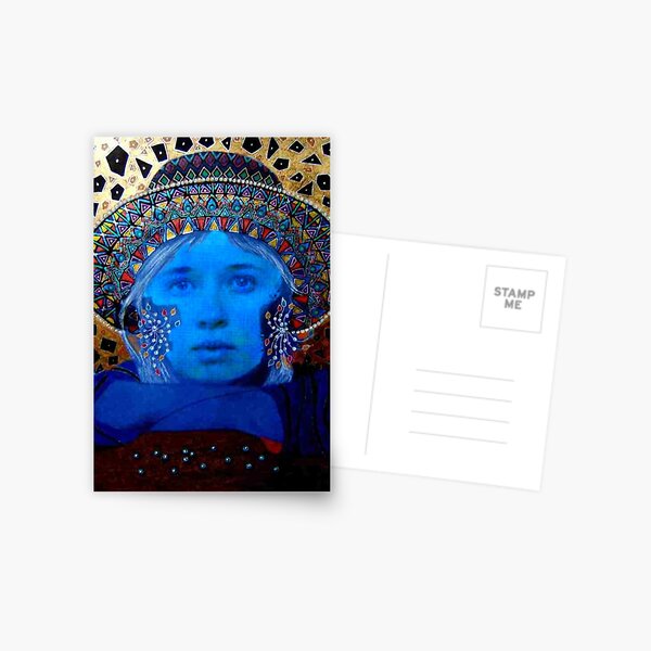 blue meg Postcard