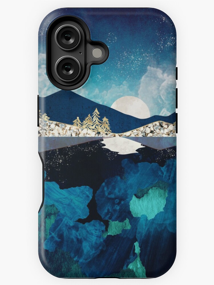 Imagen 1 de 4, Funda de iPhone con la obra Agua de medianoche, diseñada y vendida por spacefrogdesign.