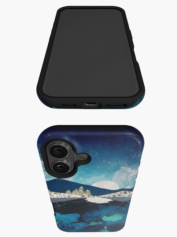 Imagen 3 de 4, Funda de iPhone con la obra Agua de medianoche, diseñada y vendida por spacefrogdesign.