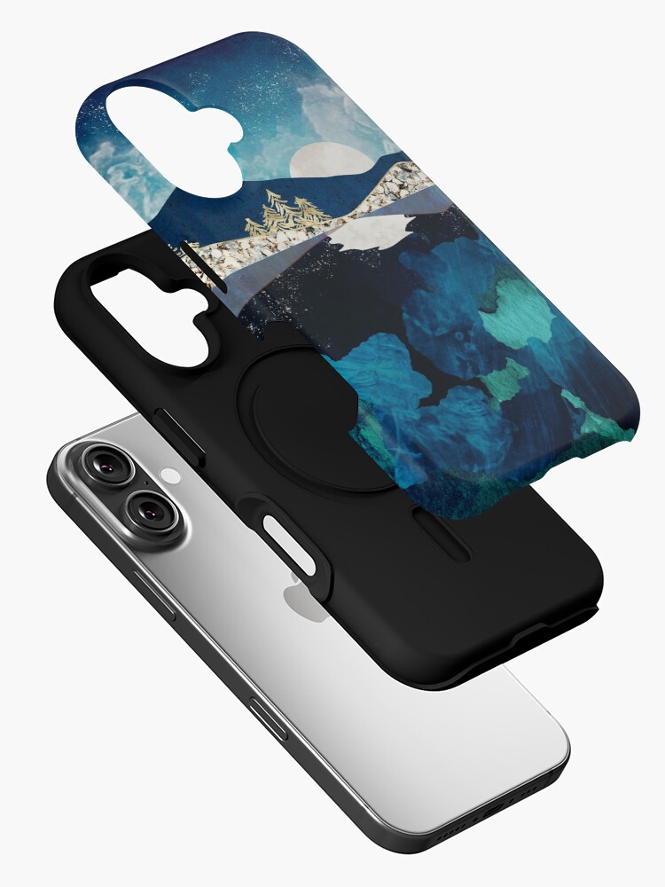 Imagen 2 de 4, Funda de iPhone con la obra Agua de medianoche, diseñada y vendida por spacefrogdesign.
