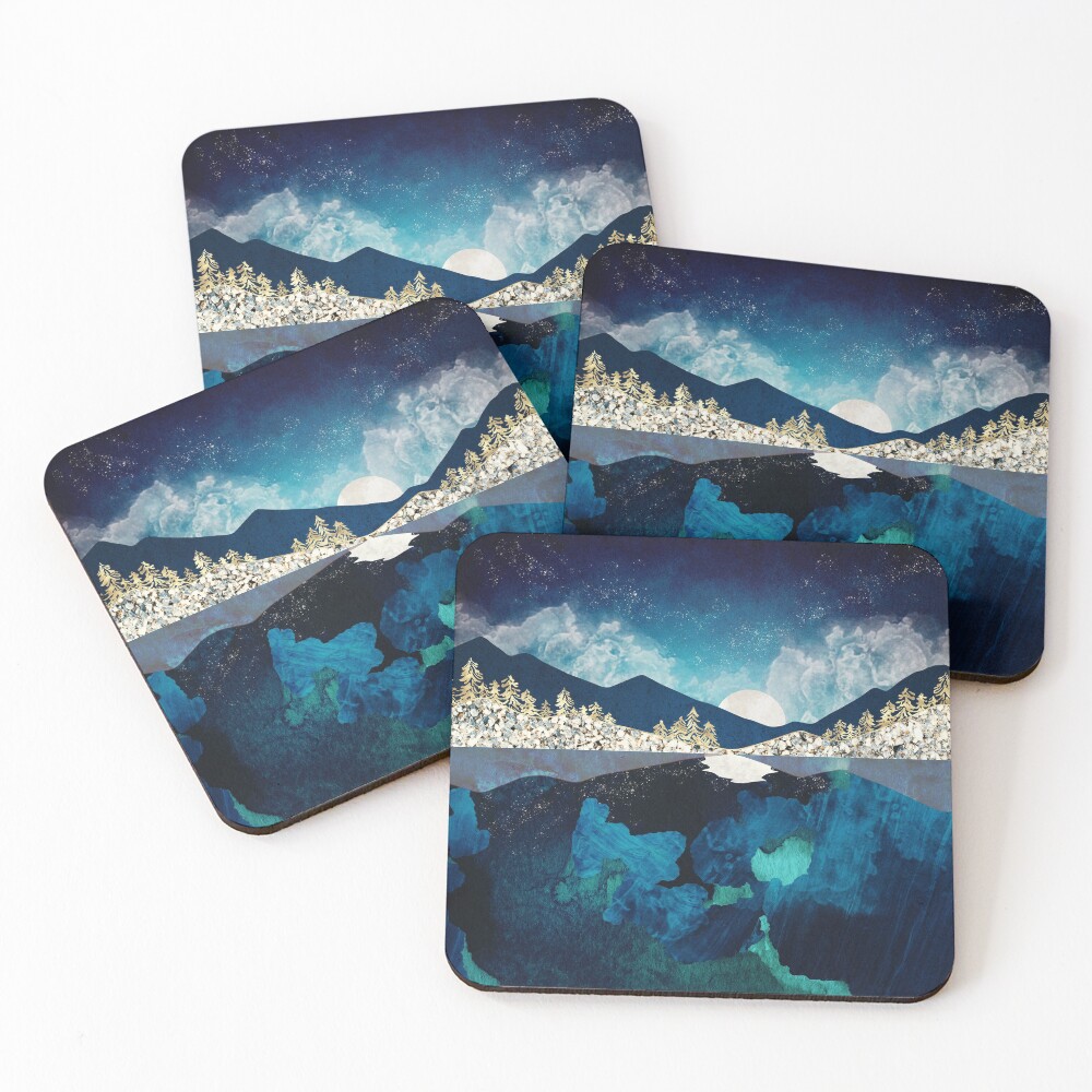 Midnight Water Coasters (Set of 4)