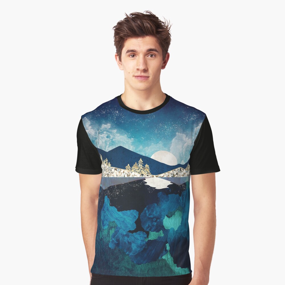Vista previa del artículo con la obra «Camiseta gráfica», diseñado y vendido por spacefrogdesign.