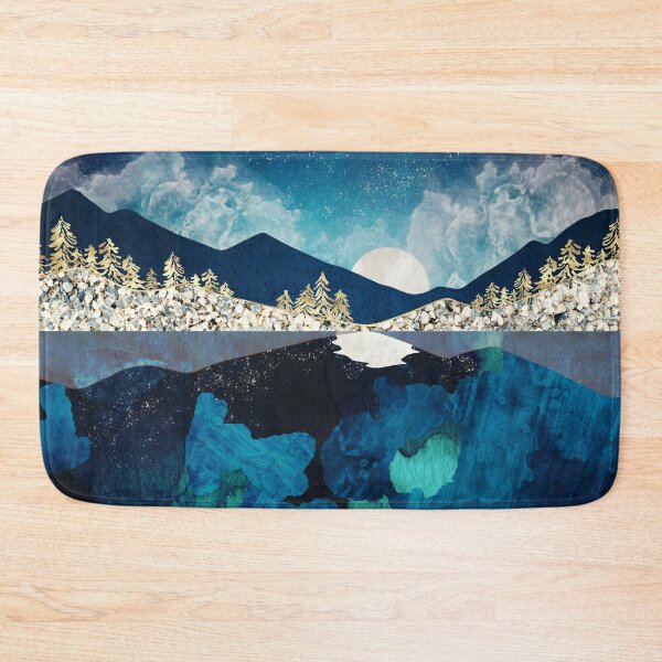 Midnight Water Bath Mat