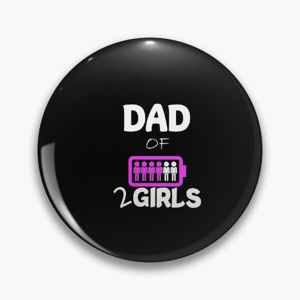 Item preview, Dad of 2 Girls fathers day gift designed and sold by bargaboot.