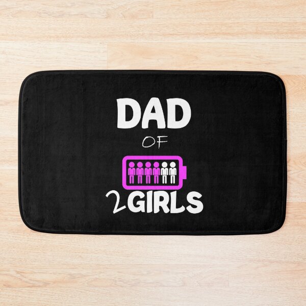 Item preview, Dad of 2 Girls fathers day gift designed and sold by bargaboot.
