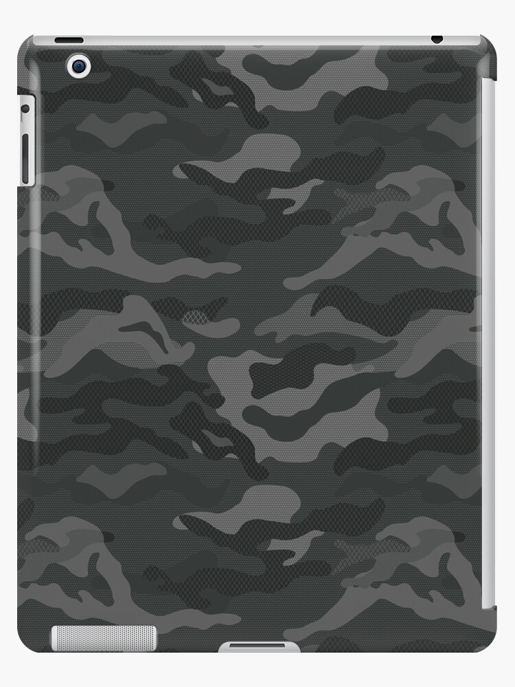 Dark Olive Green & Black Camo Pattern Camouflage iPad Case & Skin for Sale  by redwoodandvine