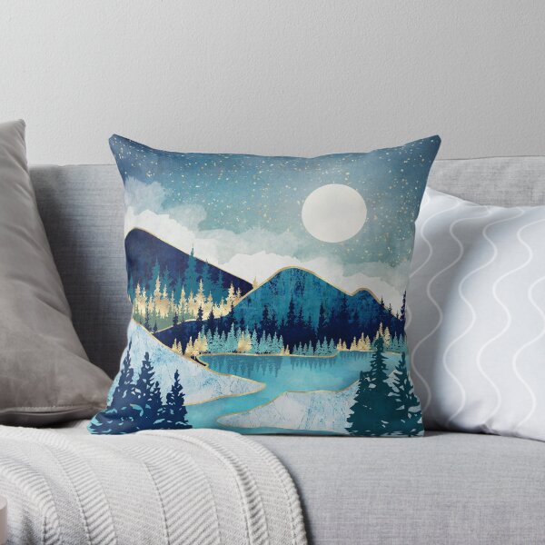 Morning Stars Throw Pillow