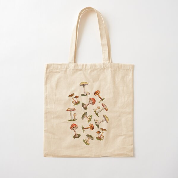 Mushrooms Cotton Tote Bag