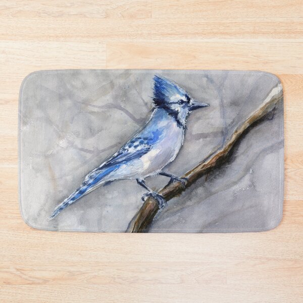 Item preview, Blue Jay Watercolor designed and sold by Olga Shvartsur.