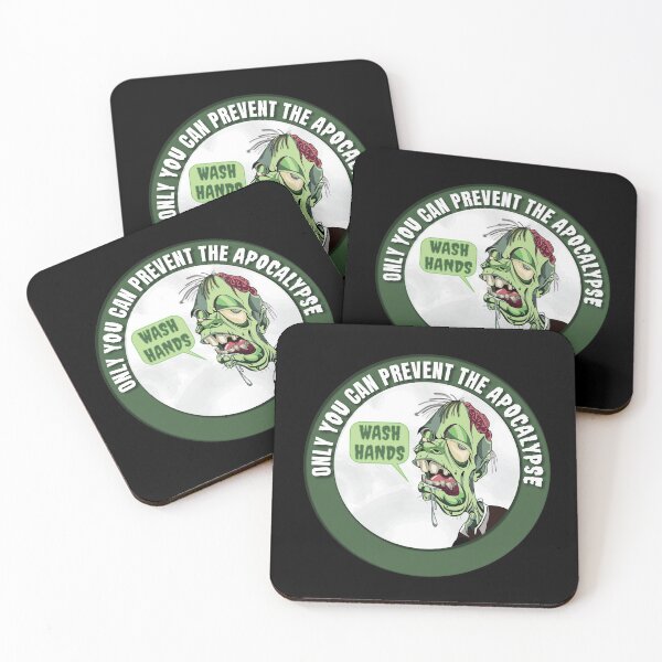 Item preview, Wash hands - Prevent the apocalypse designed and sold by NerdySherds.