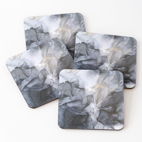 Item preview, Black Gold Marble designed and sold by Jennifer Adair.