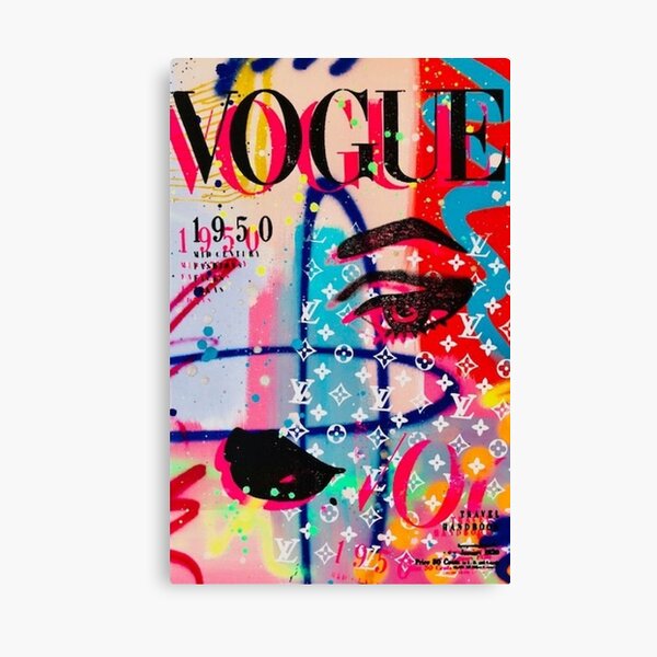 Vogue Titel Leinwanddruck