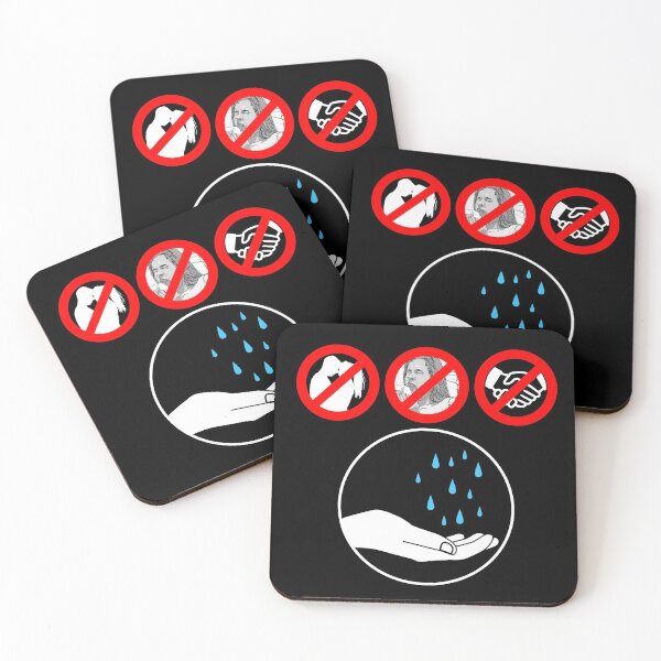 Item preview, Wash, no handshake, keep distance designed and sold by NerdySherds.
