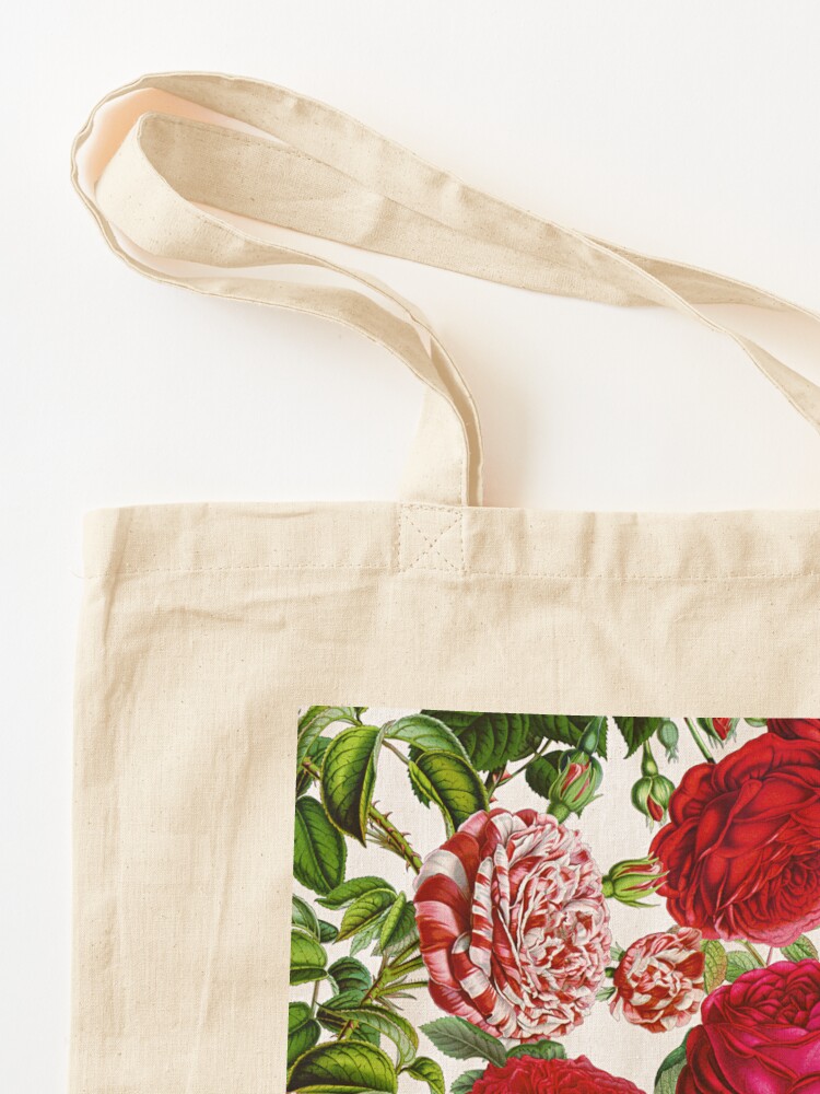 Rose Tote Bagrose Tote Gardening Tote Bag Rose Lover Tote 