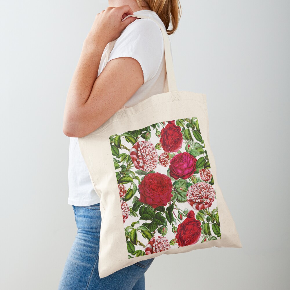 Rose Tote Bagrose Tote Gardening Tote Bag Rose Lover Tote 