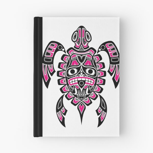 Item preview, Pink and Black Haida Spirit Sea Turtle designed and sold by JeffBartels.