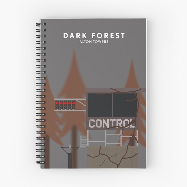 Item preview, Alton Towers Dark Forest Print designed and sold by TowersBlog.