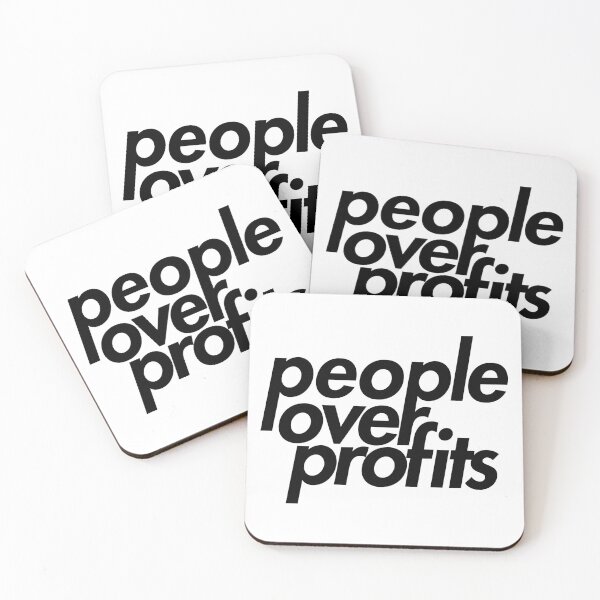 Item preview, People Over Profits designed and sold by RadicalPrintsByCas.