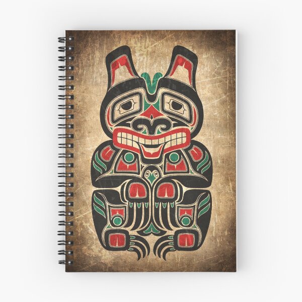 Item preview, Red and Green Haida Spirit Bear designed and sold by JeffBartels.