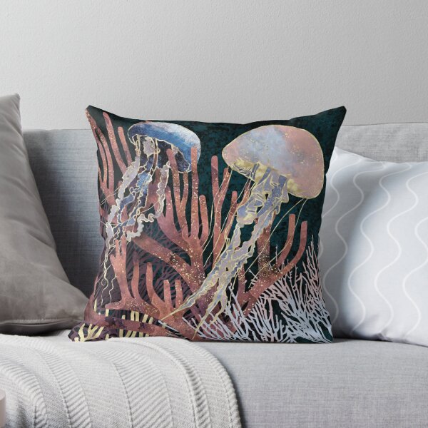 Coral throw outlet pillow covers