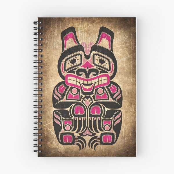 Item preview, Pink and Black Haida Spirit Bear designed and sold by JeffBartels.