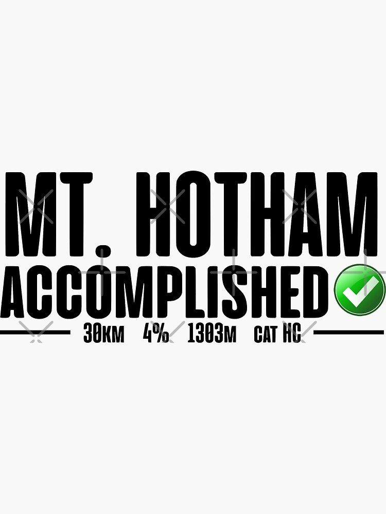 Thumbnail 3 of 3, Sticker, Mount Hotham Accomplished Cycling Australia designed and sold by JackCurtis1991.