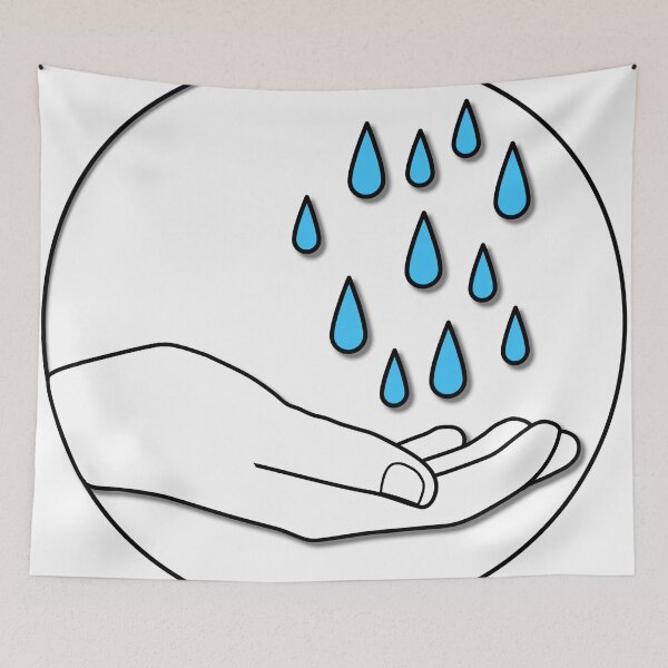 Item preview, Wash your hands and stay safe designed and sold by NerdySherds.