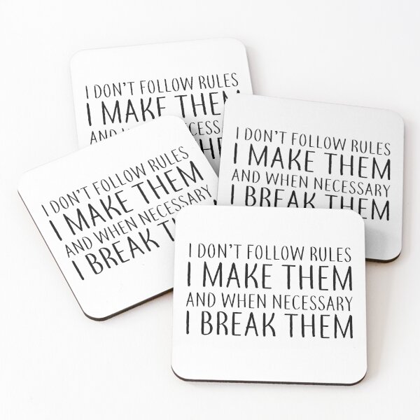 Item preview, I Make the Rules designed and sold by ThingsShop.