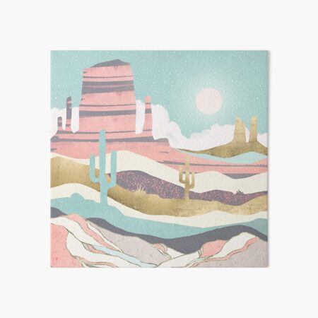 Desert Sun Art Board Print
