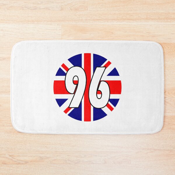 Item preview, UK flag with number 96 - ninety six designed and sold by AllShirts21.