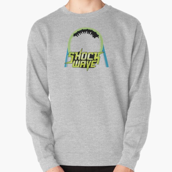 Shockwave Loop Design Pullover Sweatshirt