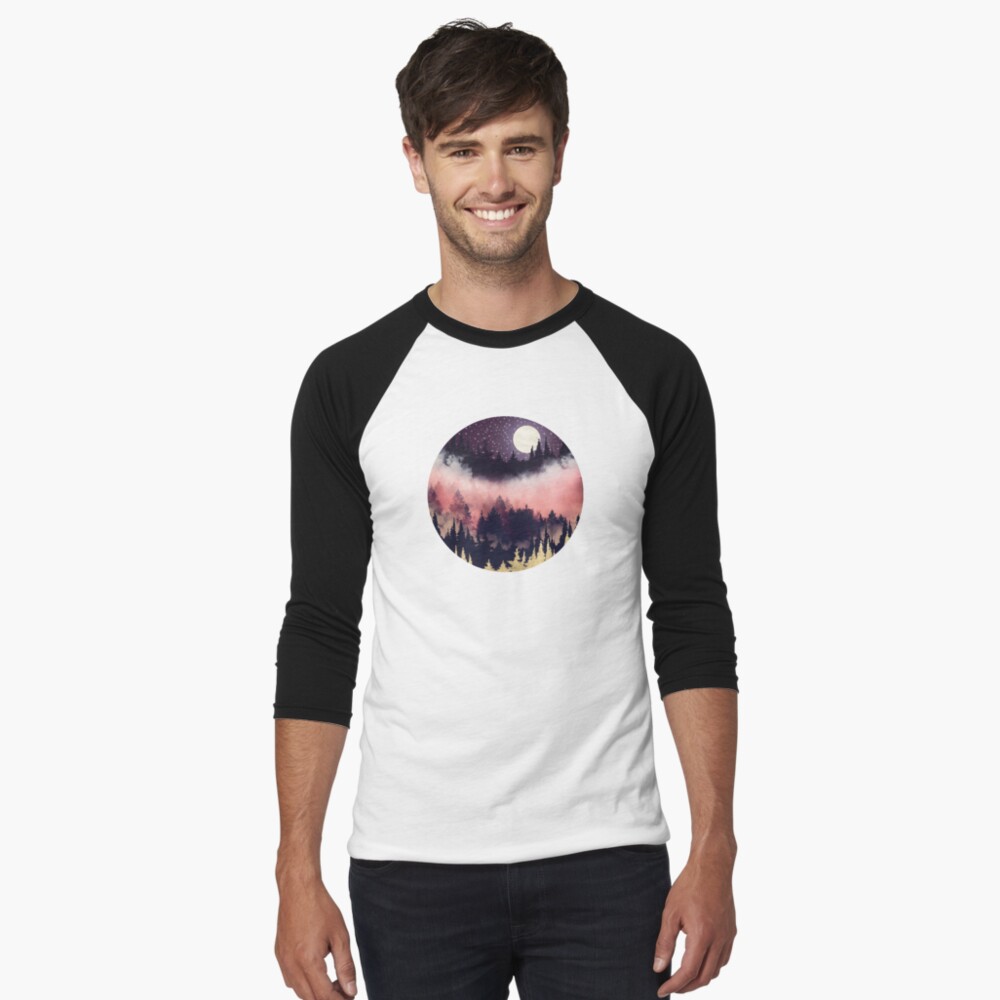Item preview, Baseball ¾ Sleeve T-Shirt designed and sold by spacefrogdesign.