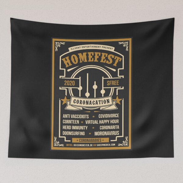 Item preview, Quarantine Social Distancing Stay At Home Homefest Coronacation 2020 designed and sold by deichmonster.