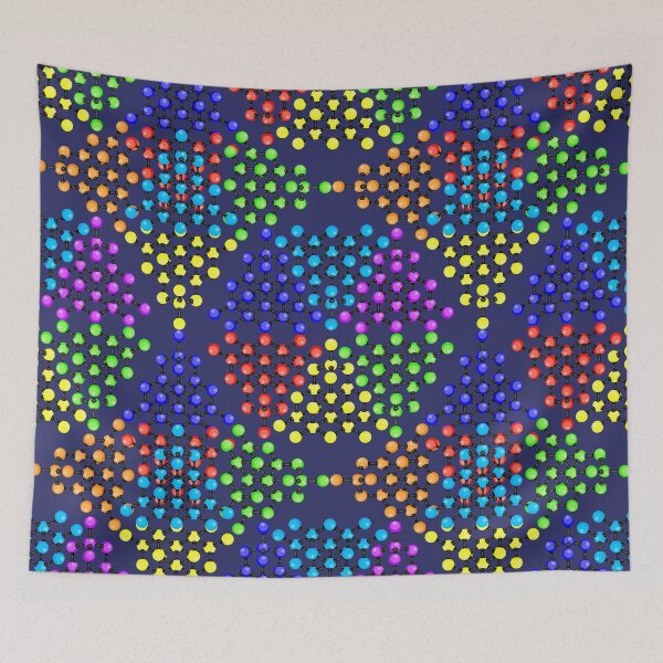 Item preview, diamond crystal lattice pattern designed and sold by AvotArt.
