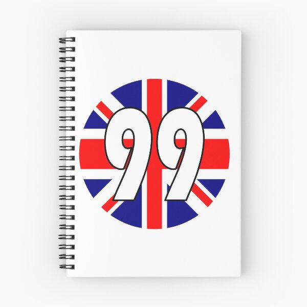 Item preview, UK flag with number 99 - ninety nine designed and sold by AllShirts21.