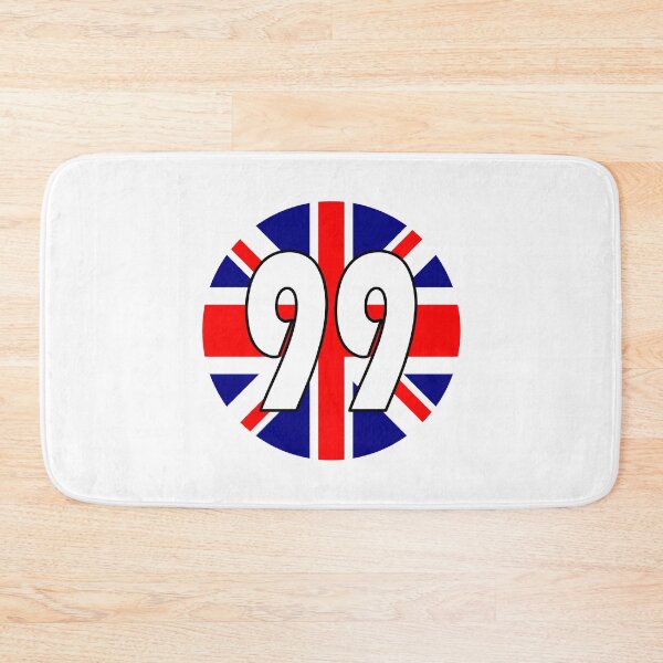 Item preview, UK flag with number 99 - ninety nine designed and sold by AllShirts21.
