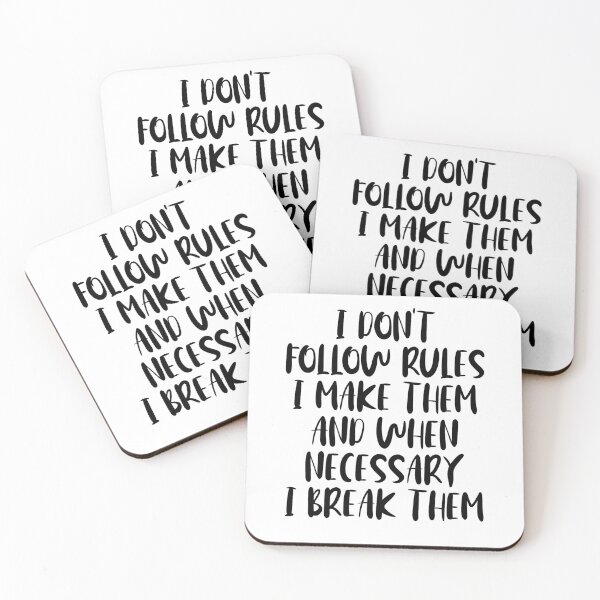 Item preview, I Make the Rules designed and sold by ThingsShop.