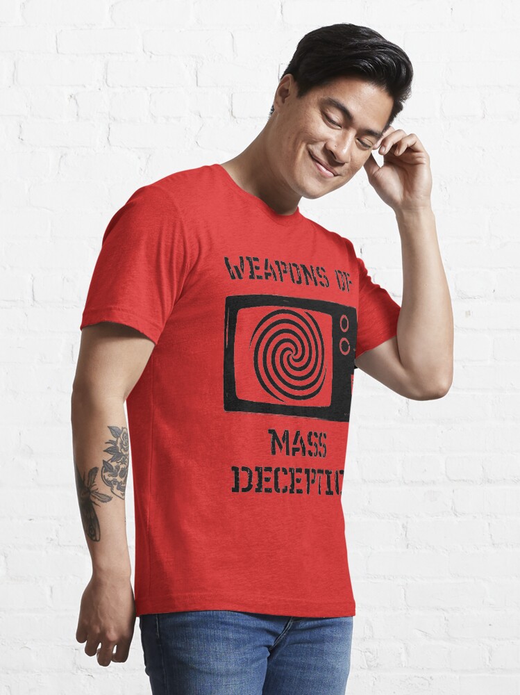 Alternate view of Weapons of Mass Deception Essential T-Shirt