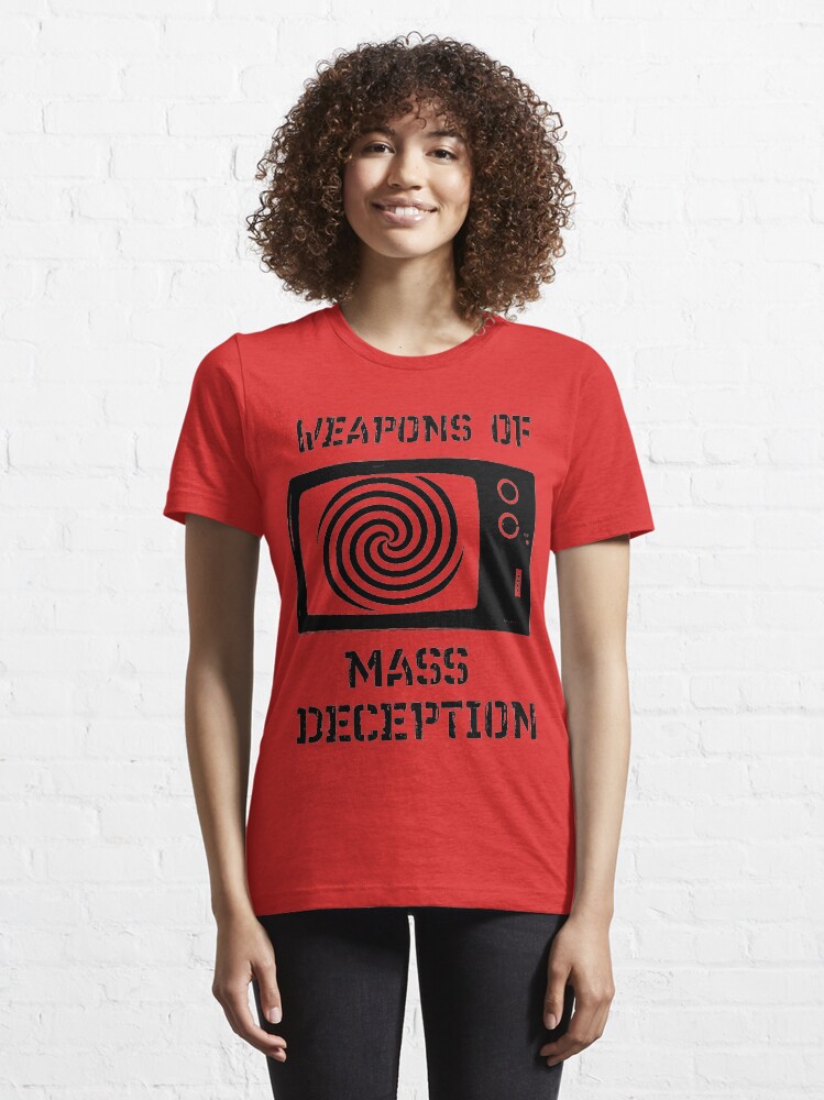 Alternate view of Weapons of Mass Deception Essential T-Shirt