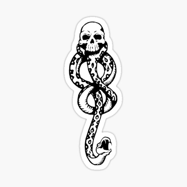 the death eater dark mark Sticker